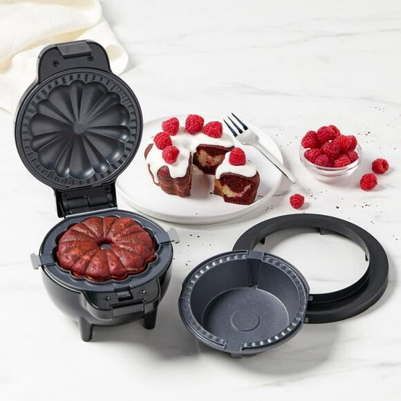 Curtis Stone 2-pack Pie and Bundt Makers with Gift Boxes black and aqua - Picture 5 of 7